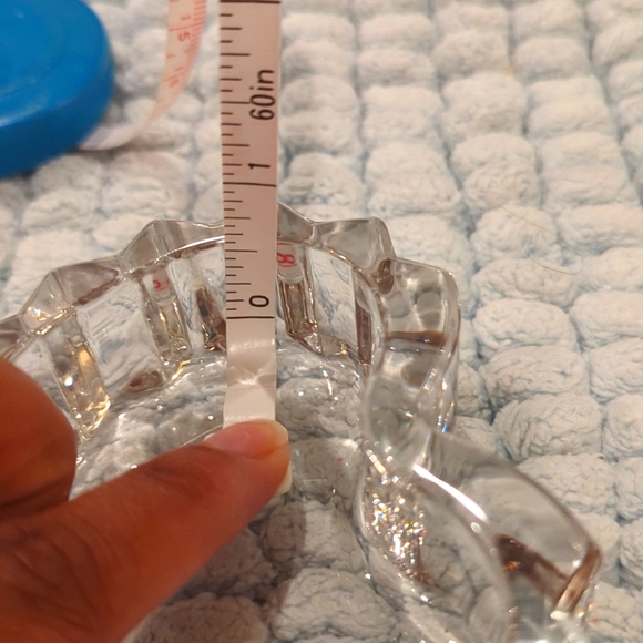 VINTAGE Crystal Jewelry Box | Heart Shaped Trinket Box - Picture 14 of 14